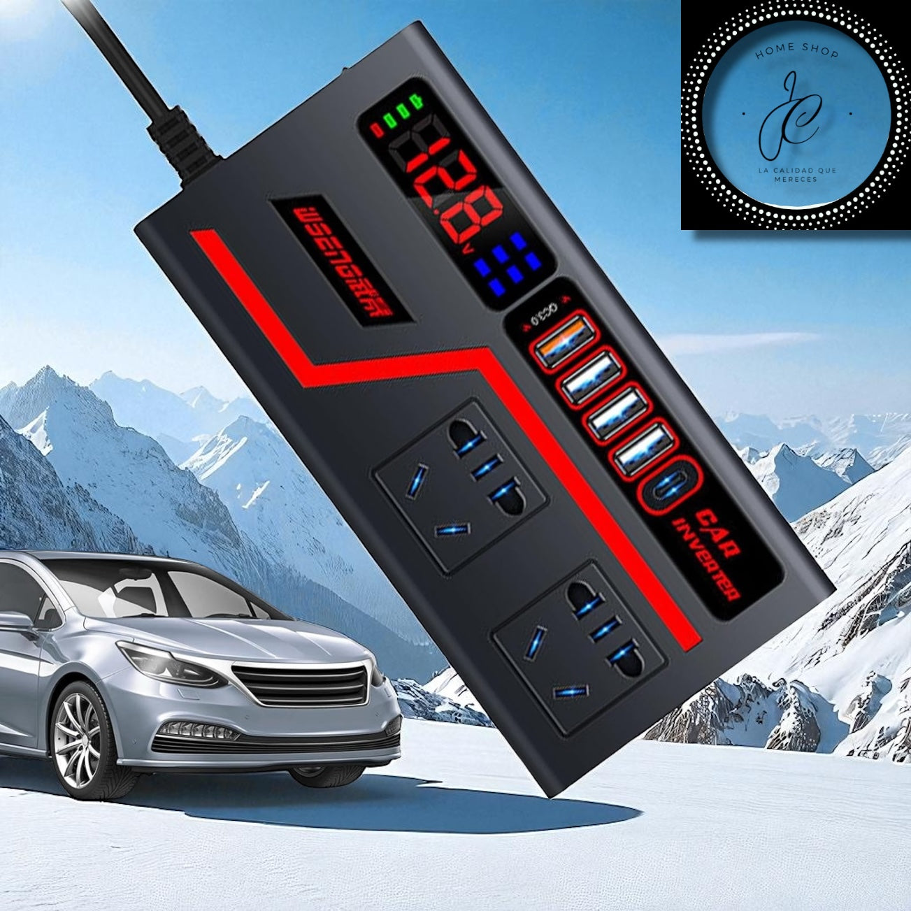 CARGADOR UNIVERSAL PARA VEHÍCULOS INVERTER