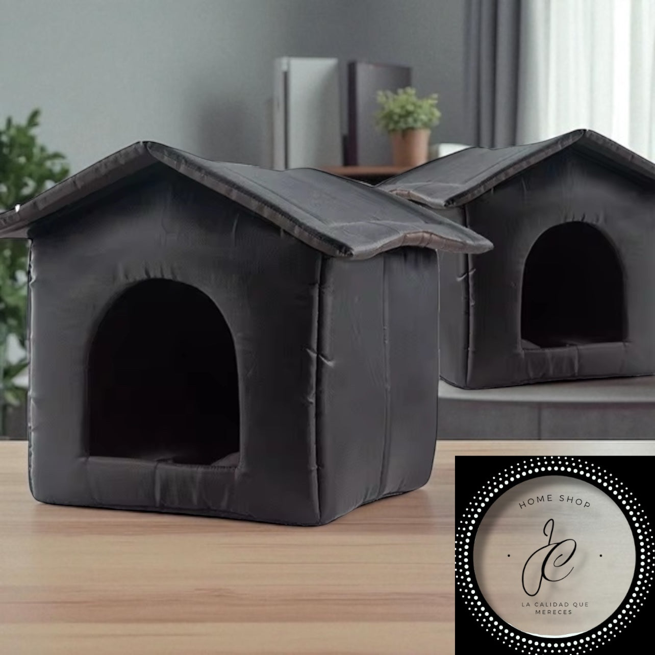 CASA DE TELA IMPERMEABLE PARA MASCOTAS