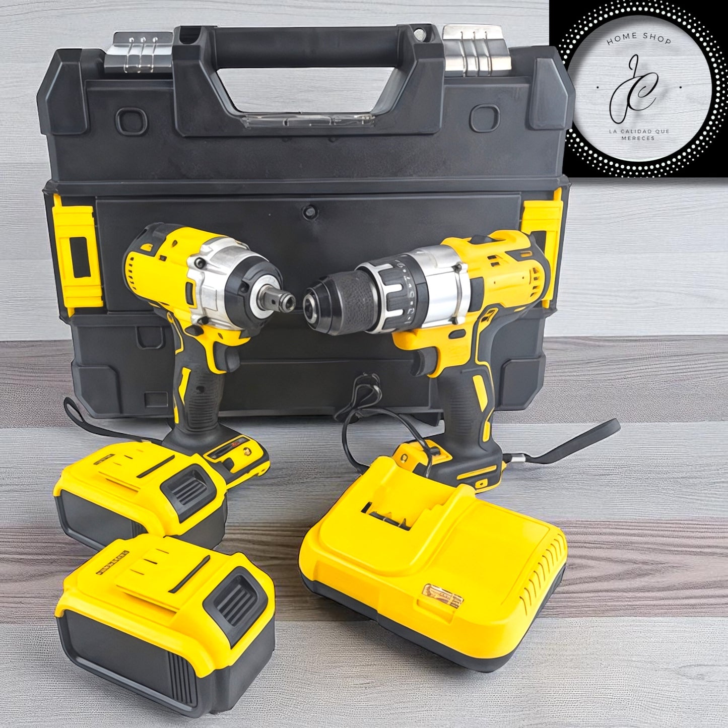 KIT DE TALADRO Y ATORNILLADOR INALAMBRICO DOTVIX 2 BATERIAS DE 128V