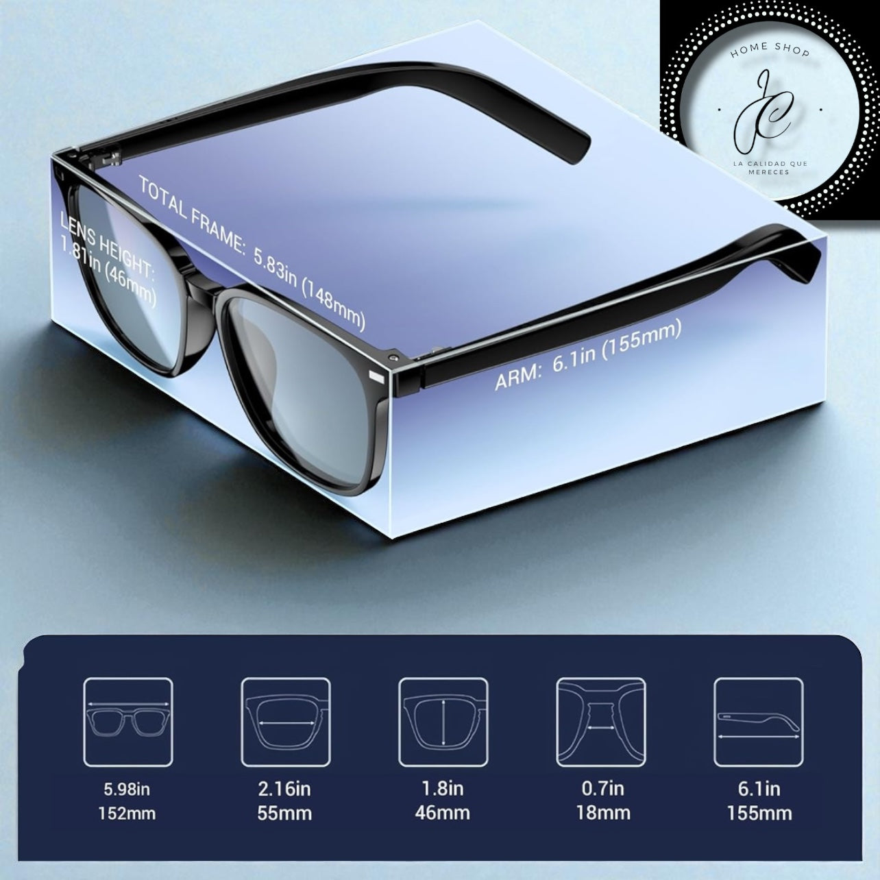 GAFAS DE AUDIOS INTELIGENTES