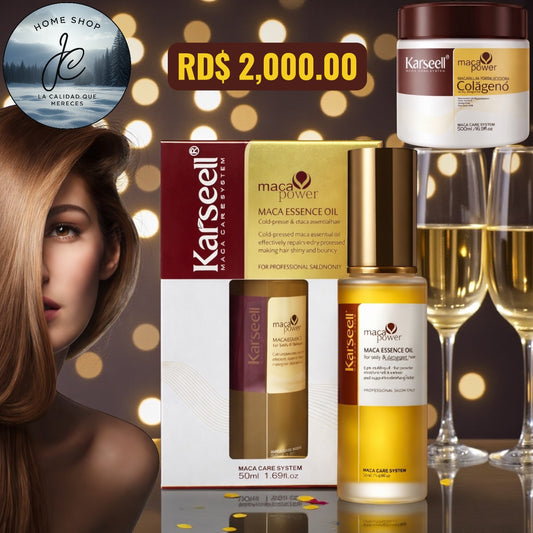 MÁSCARA KARSEEL + ACEITE KARSEEL