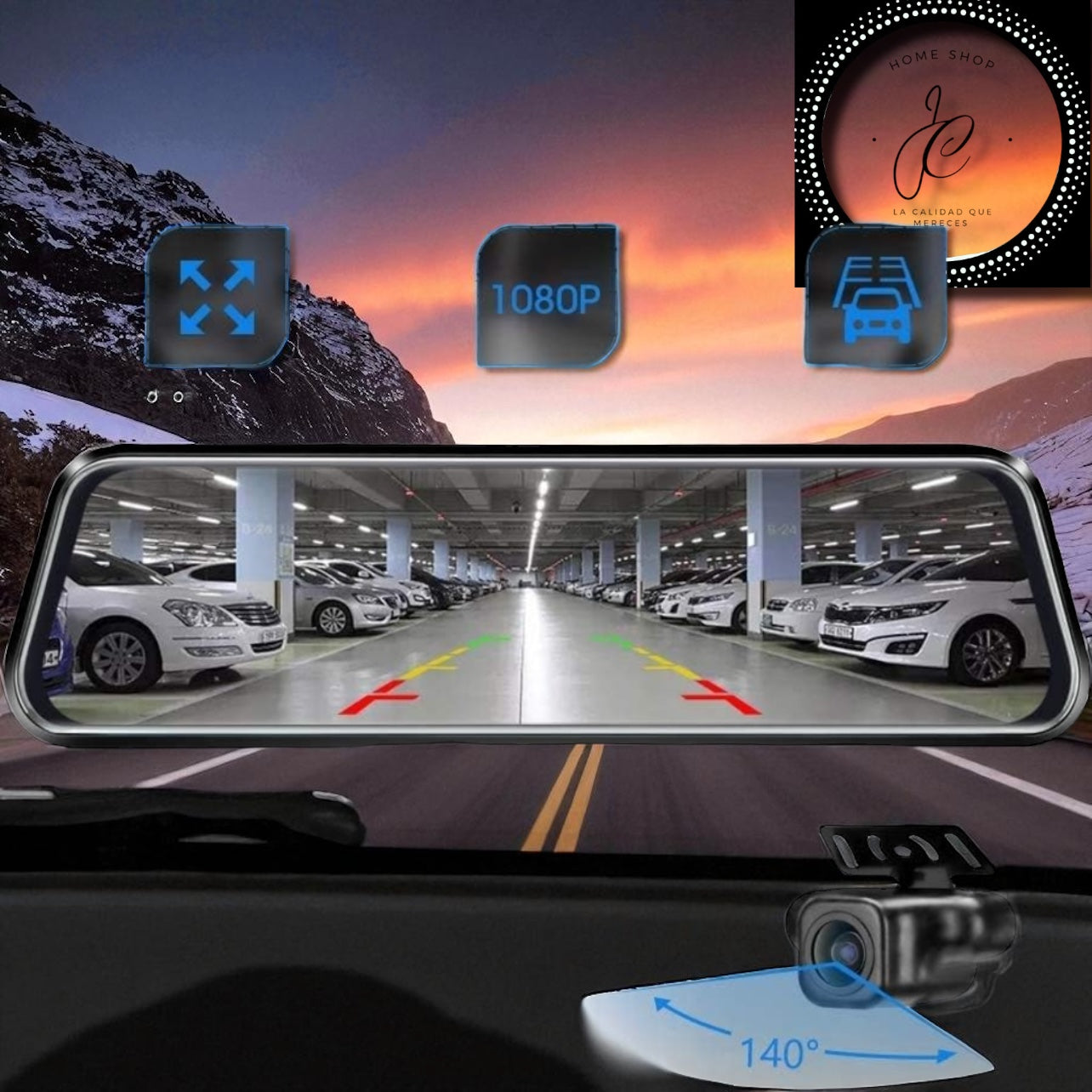 CAMARA PARA CARRO GRABADOR 9.66PG CARPLAY- ANDROID