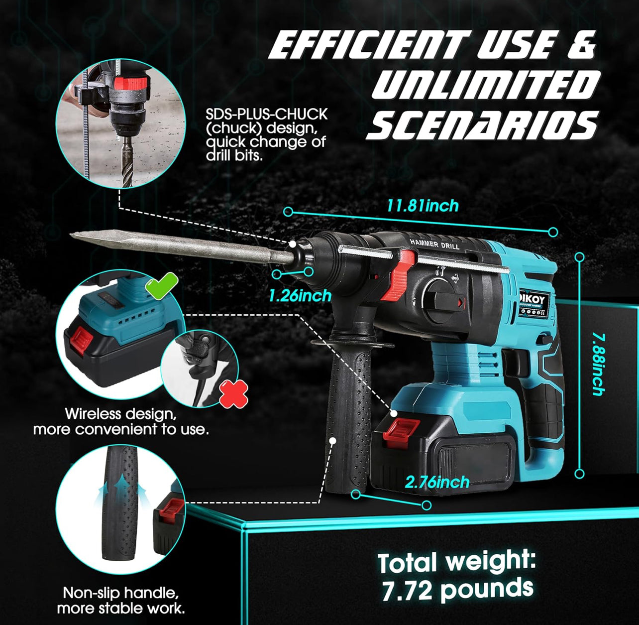 TALADRO JBN26RH-02 21V