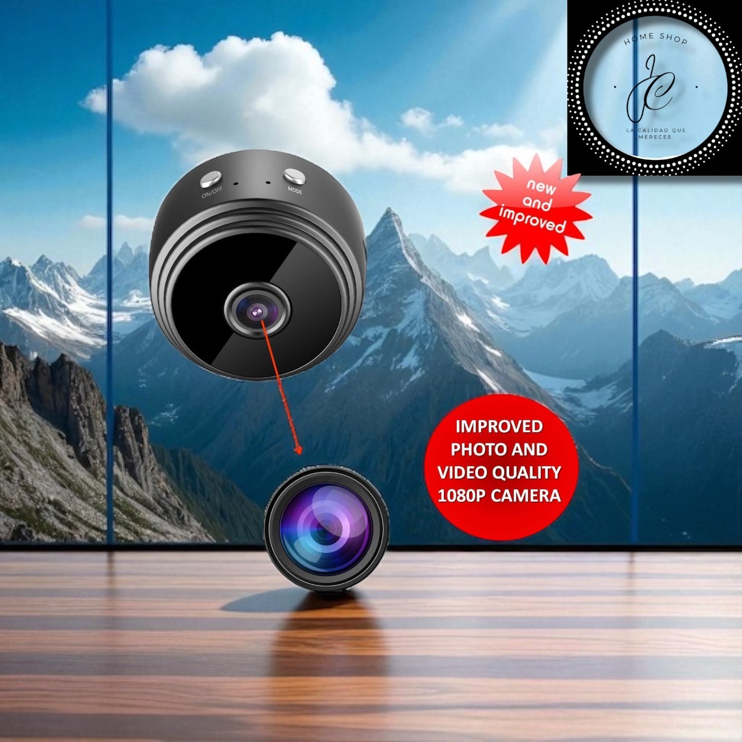 MINI CAMARA A9 1080P INALÁMBRICA WIFI SMART HOME VIGILANCIA