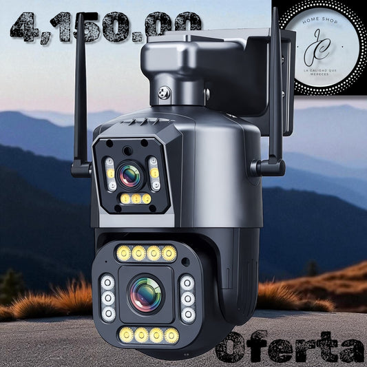 CÁMARA WIFI PARA EXTERIORES REGIS IPC360 4K 8MP