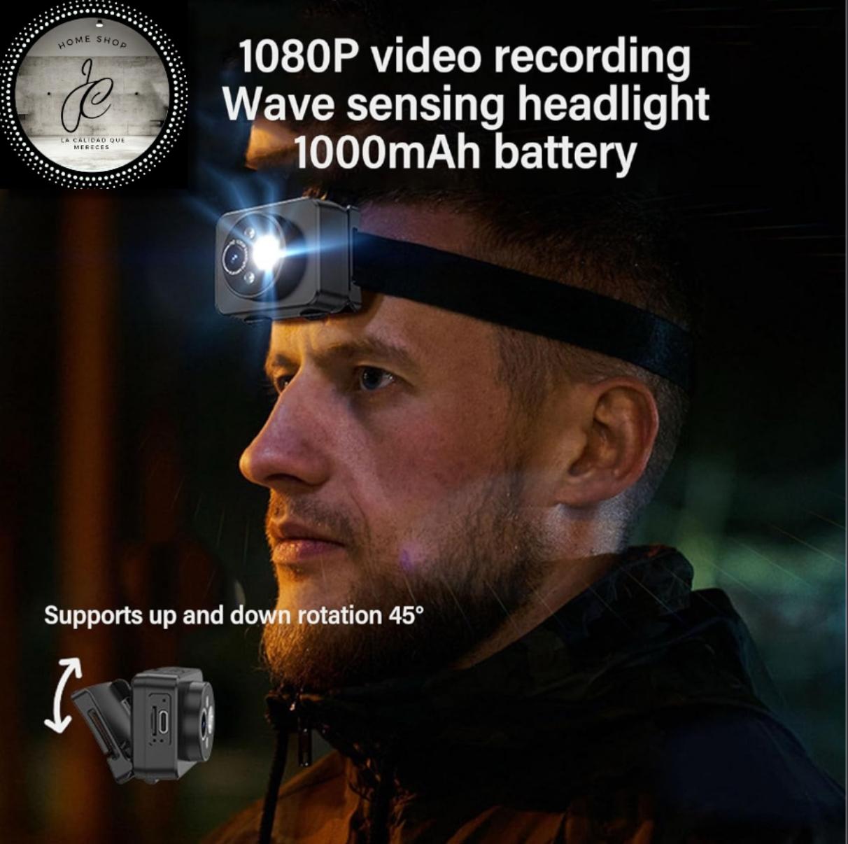 CÁMARA DEPORTIVA CON LINTERNA 1080P