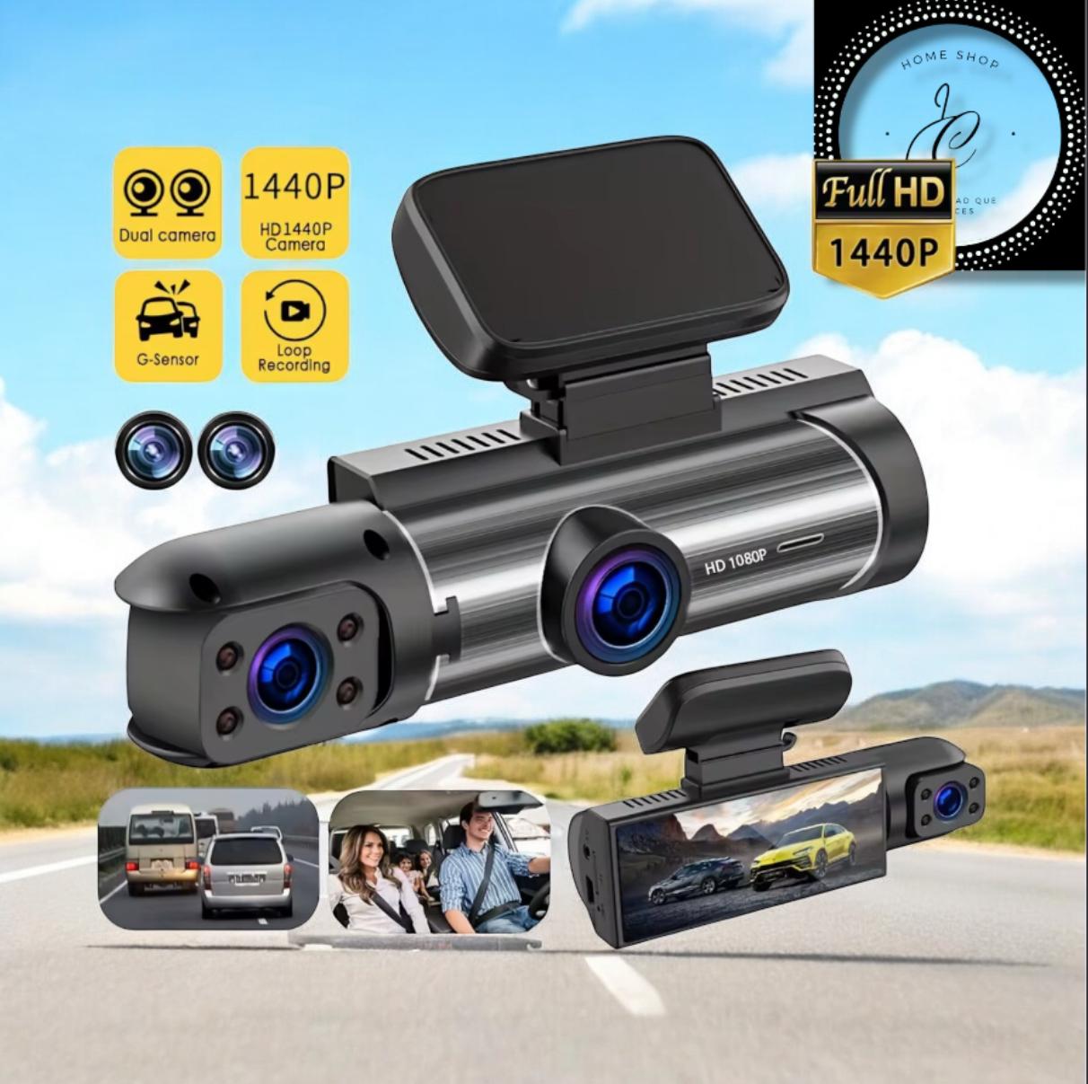 CÁMARA DE TABLERO DE DOBLE LENTE PARA AUTOMÓVIL HD 1080P MD-12705