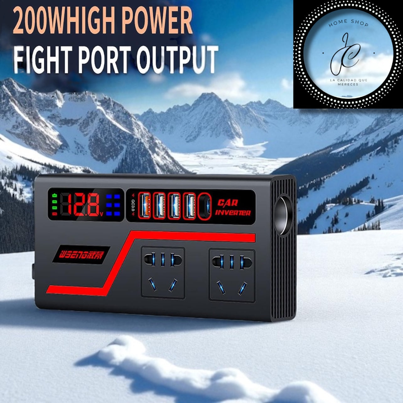 CARGADOR UNIVERSAL PARA VEHÍCULOS INVERTER