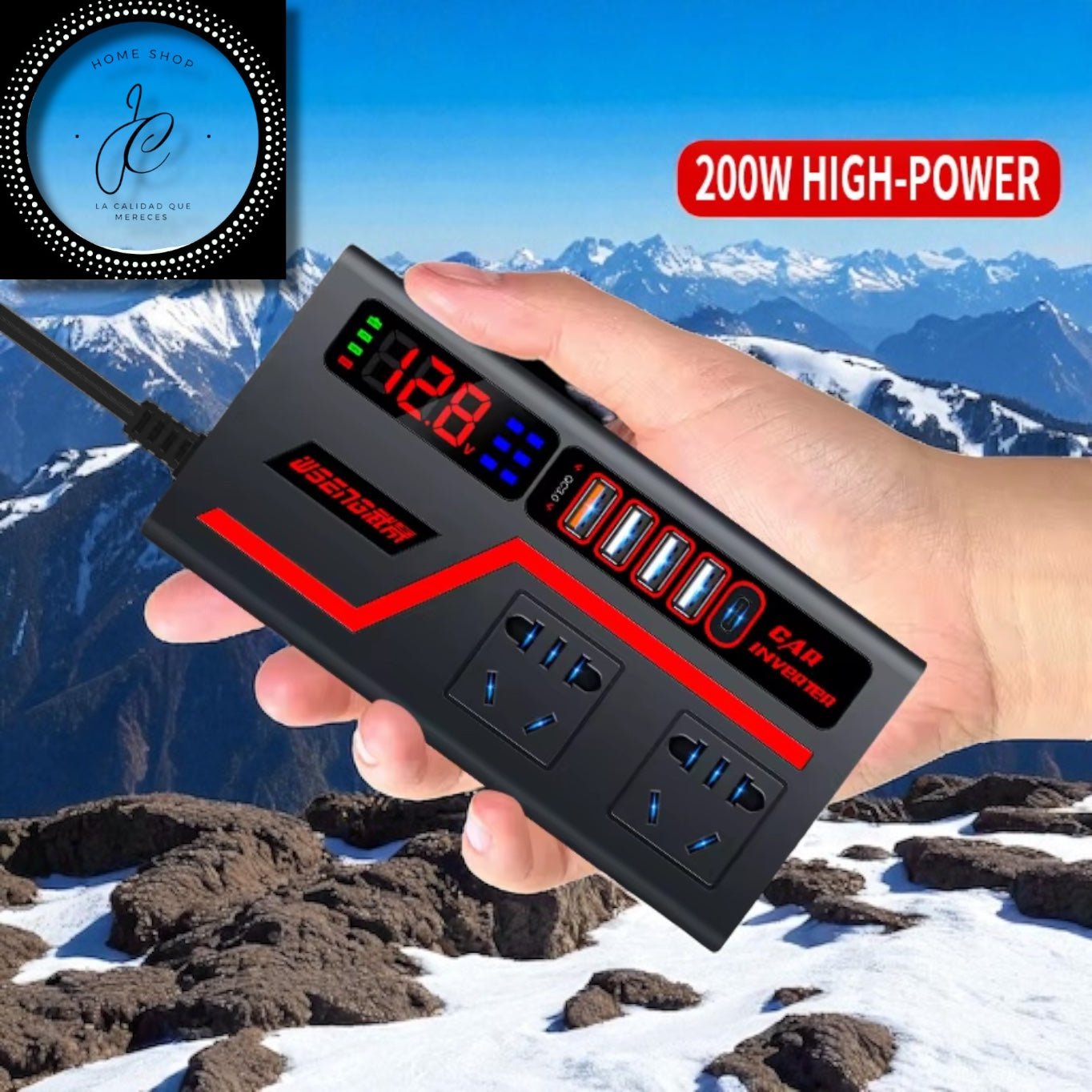 CARGADOR UNIVERSAL PARA VEHÍCULOS INVERTER