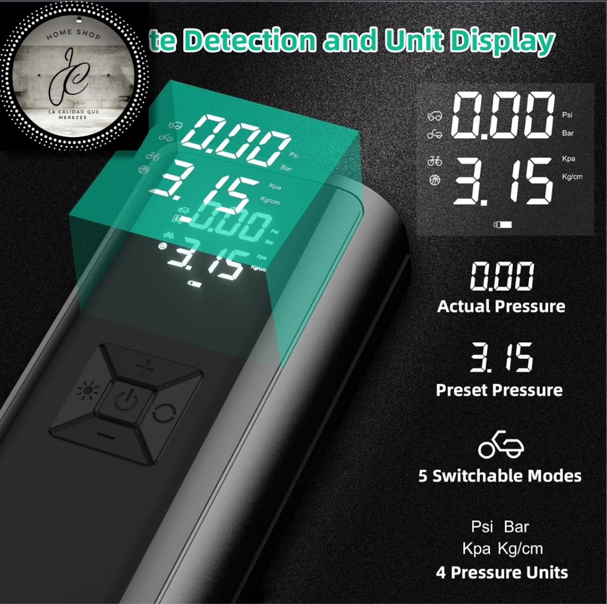 COMPRESOR DE AIRE CON WIRELESS DIGITAL EG-216