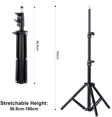 TRÍPODE PROFESIONAL AJUSTABLE DE ESTUDIO 2 METROS DE ALTA RESISTENCIA TRIPOD ALUMINIO