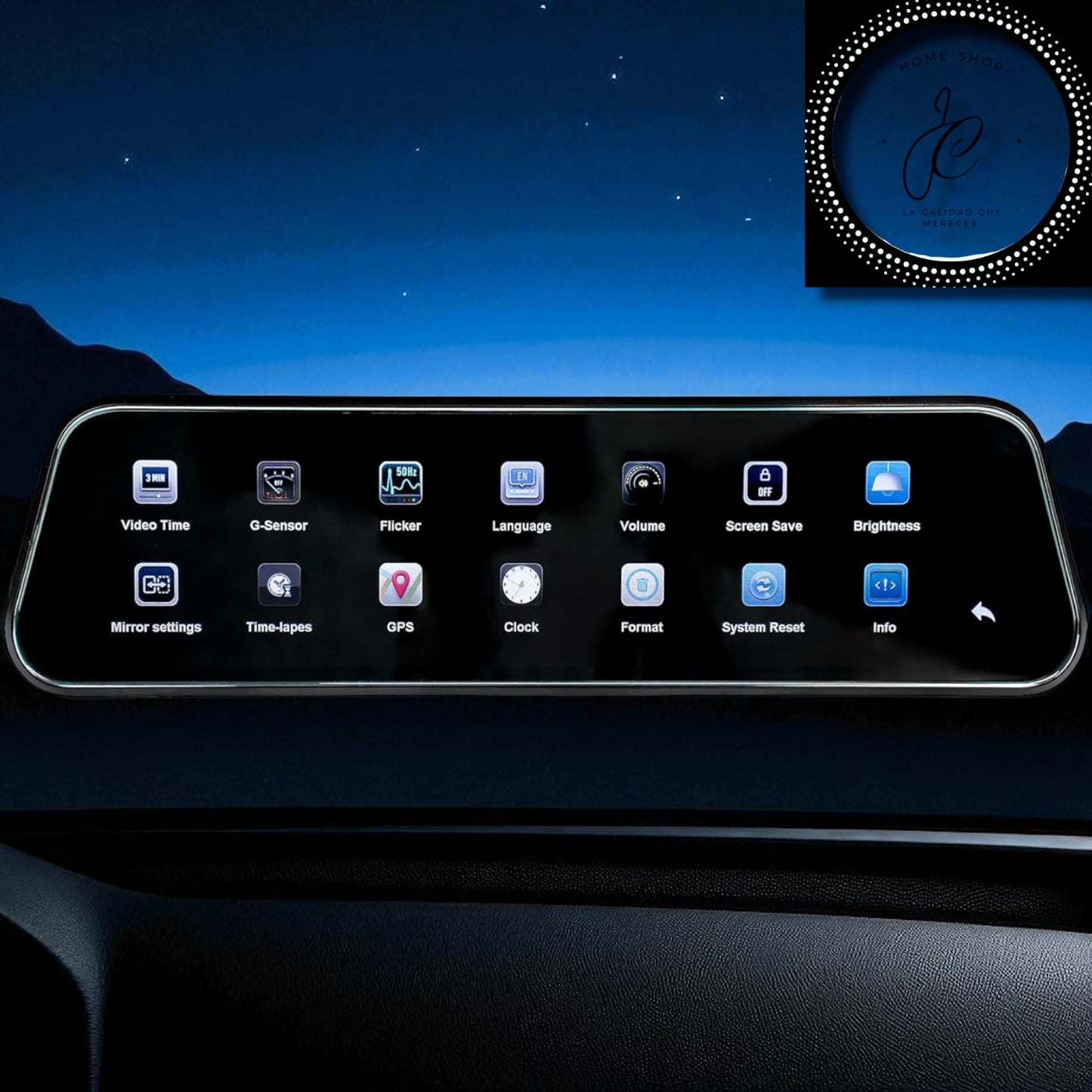 CAMARA PARA CARRO GRABADOR 9.66PG CARPLAY- ANDROID