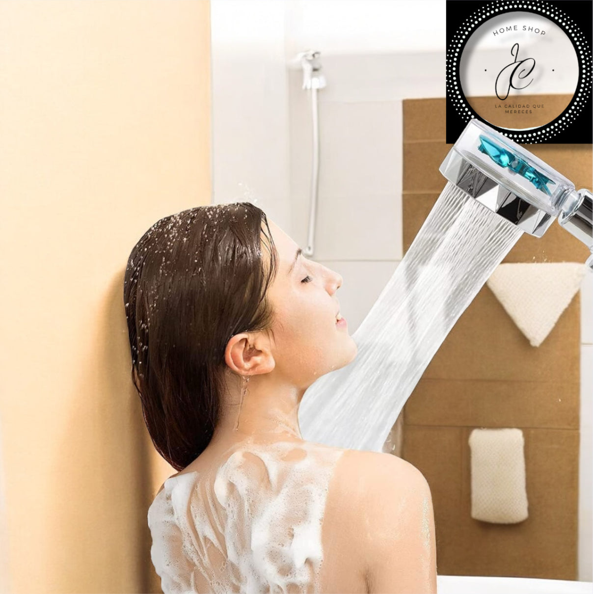 CABEZAL PARA DUCHA REGADERA TIPO SPA TURBOCHARGED