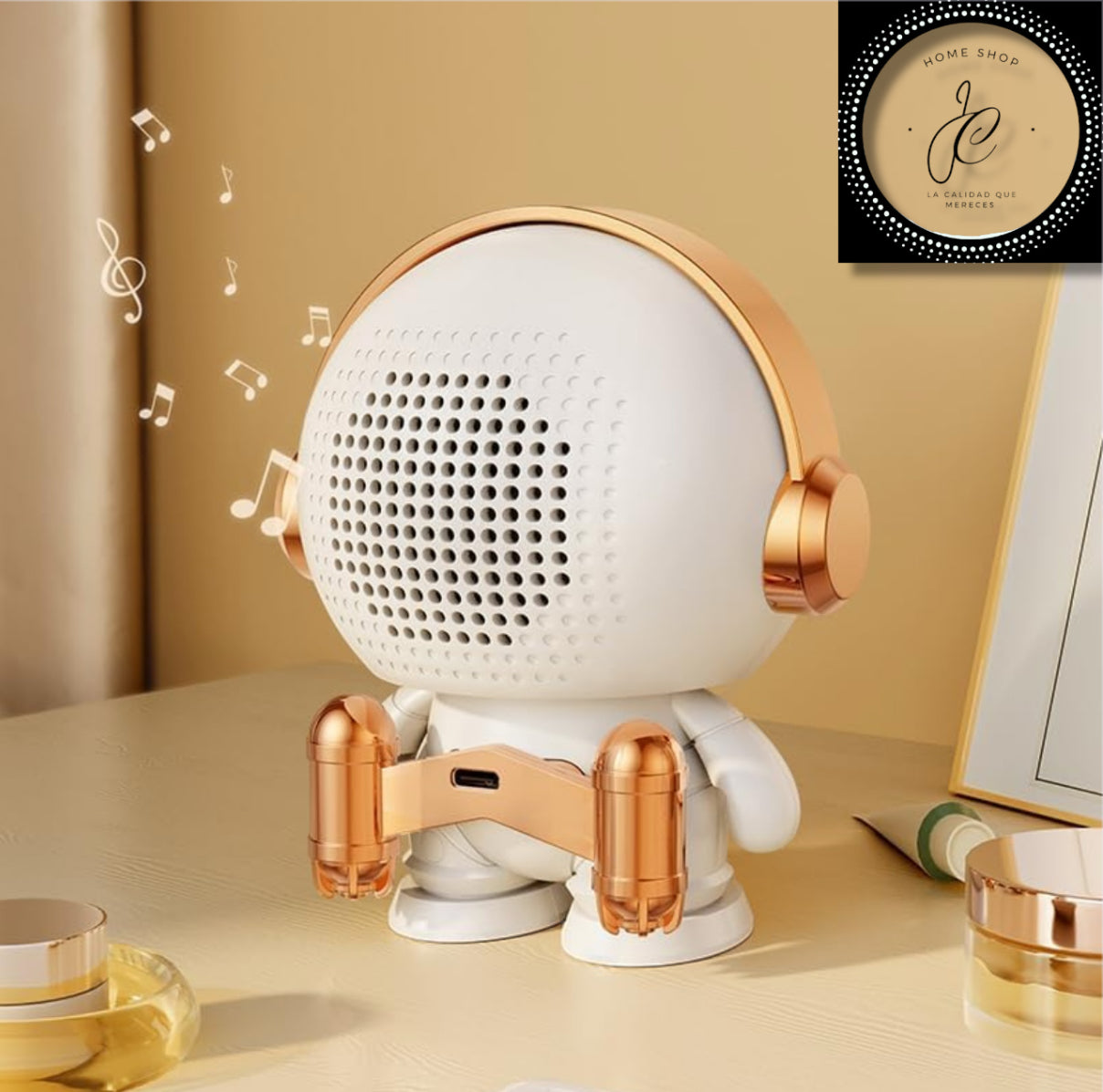 BOCINA TIPO ROBOT ASTRONAUTA ESPACIAL CON MÚSICA MY-7327 MD