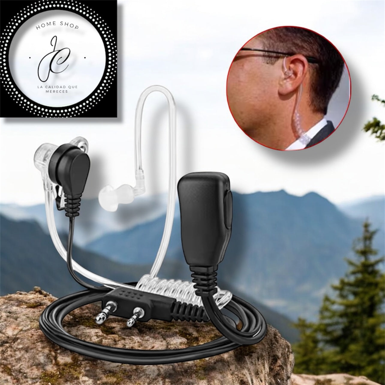 AURICULARES TRANSPARENTES PARA RADIOS DE COMUNICACIÓN BAOFENG