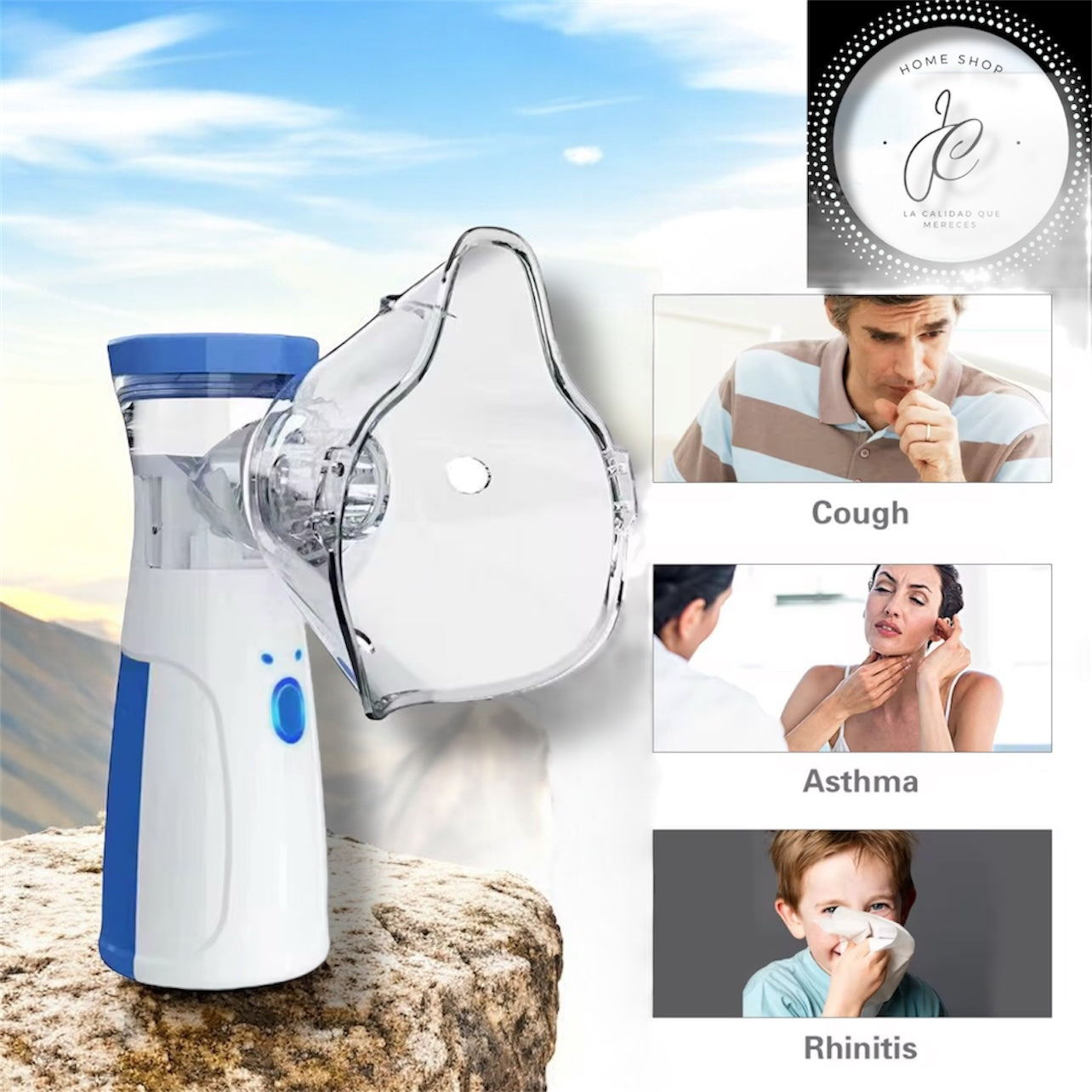 NEBULIZADOR INALÁMBRICO PORTÁTIL MESH JSL-W302