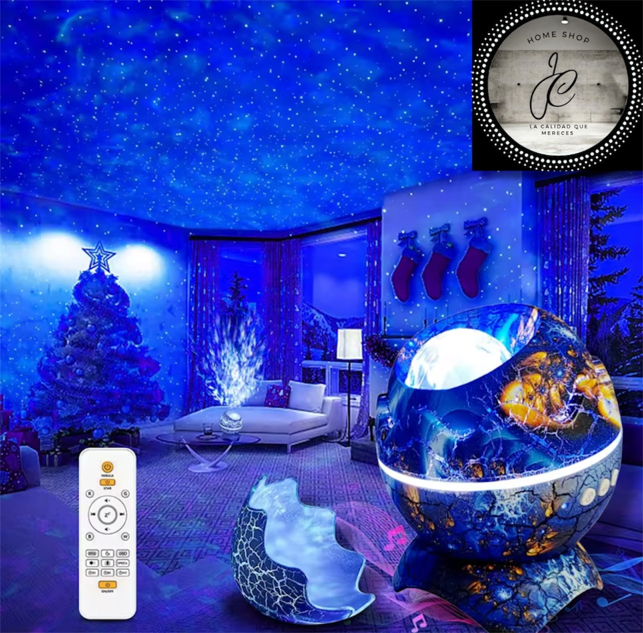 PROYECTOR DE HUEVO DINOSAURIO GALAXY NIGHTLIGHT