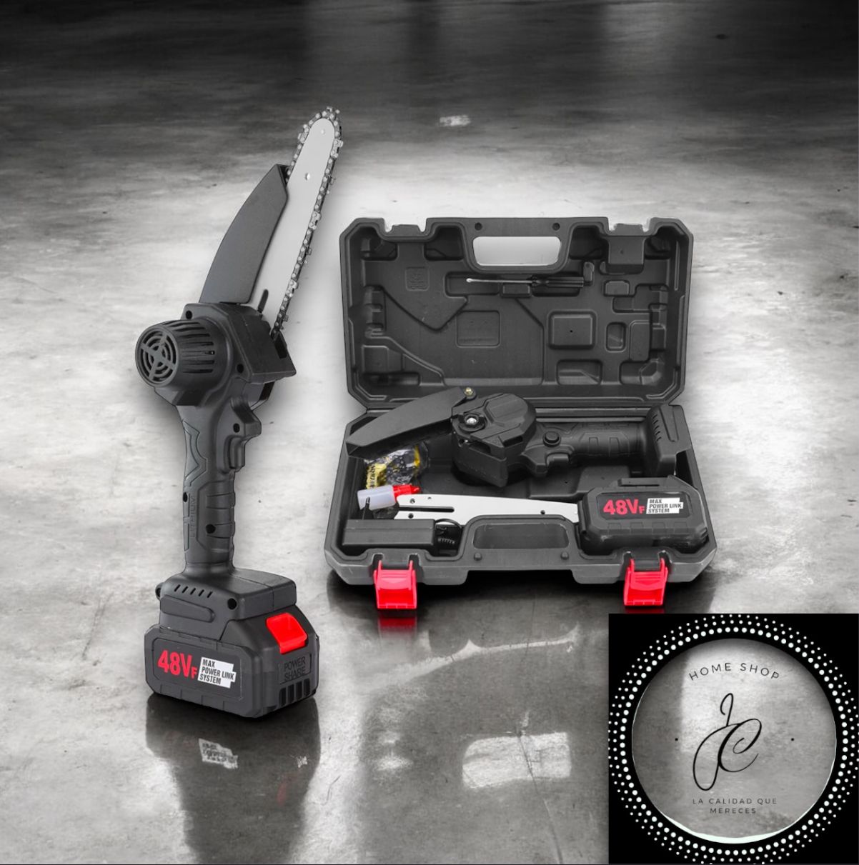 MINI MOTOSIERRA DE MANO INALAMBRICA 1 BATERIAS 48V