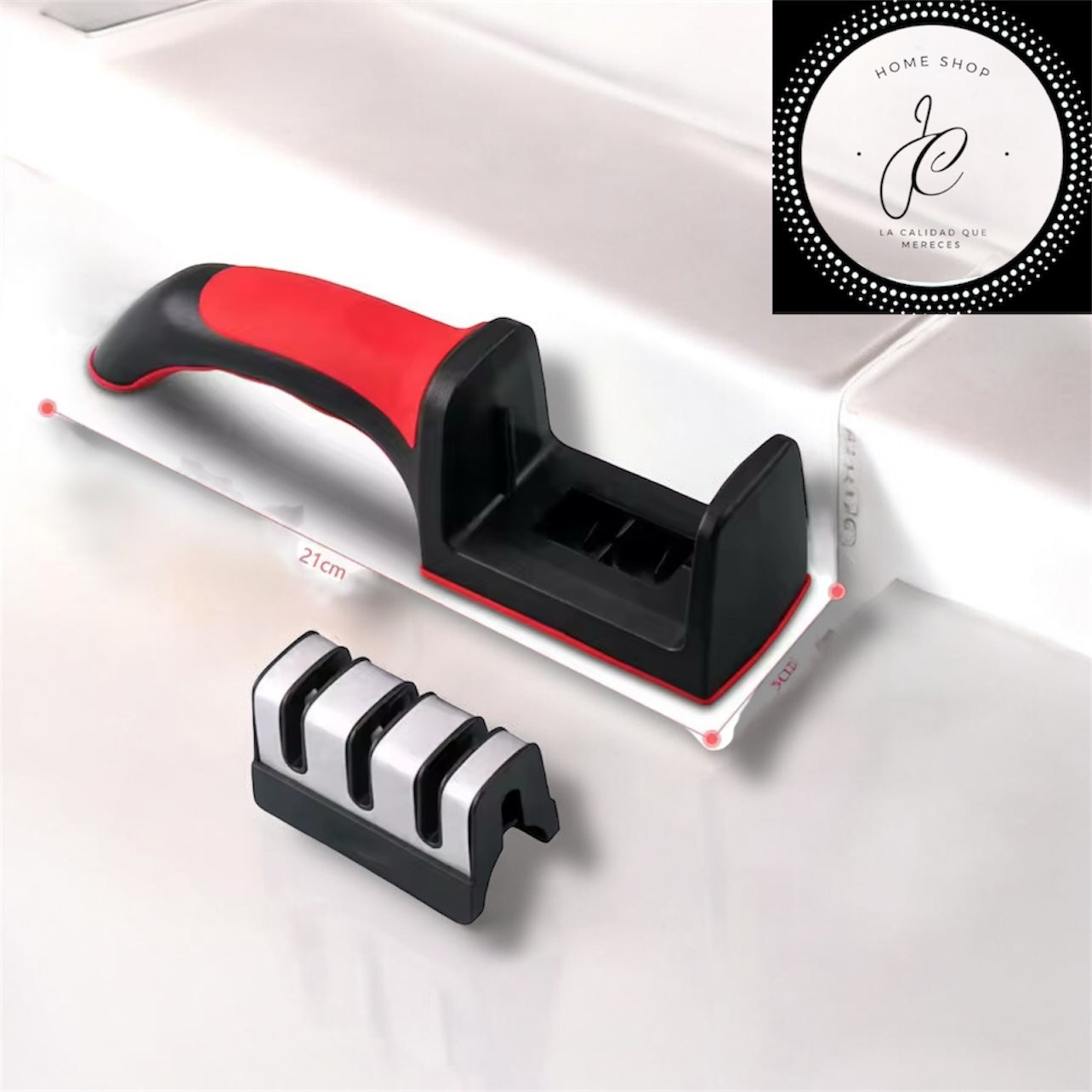 AFILADOR DE CUCHILLO ROJO