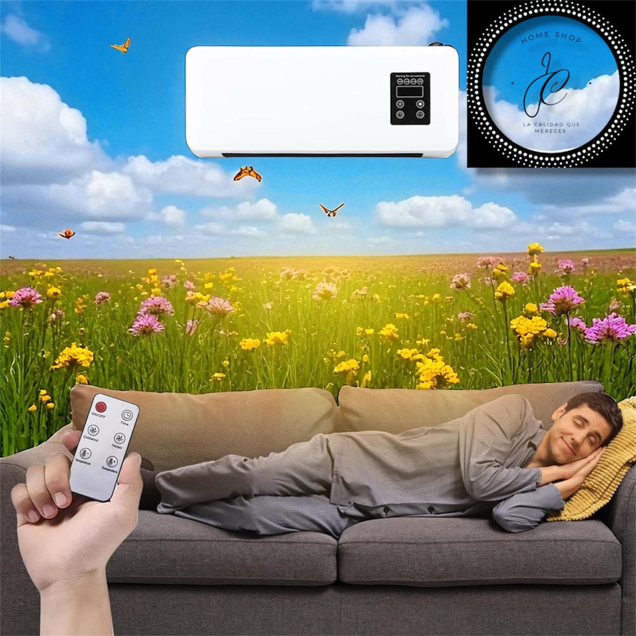 MINI VENTILADOR DE AIRE ACONDICIONADO