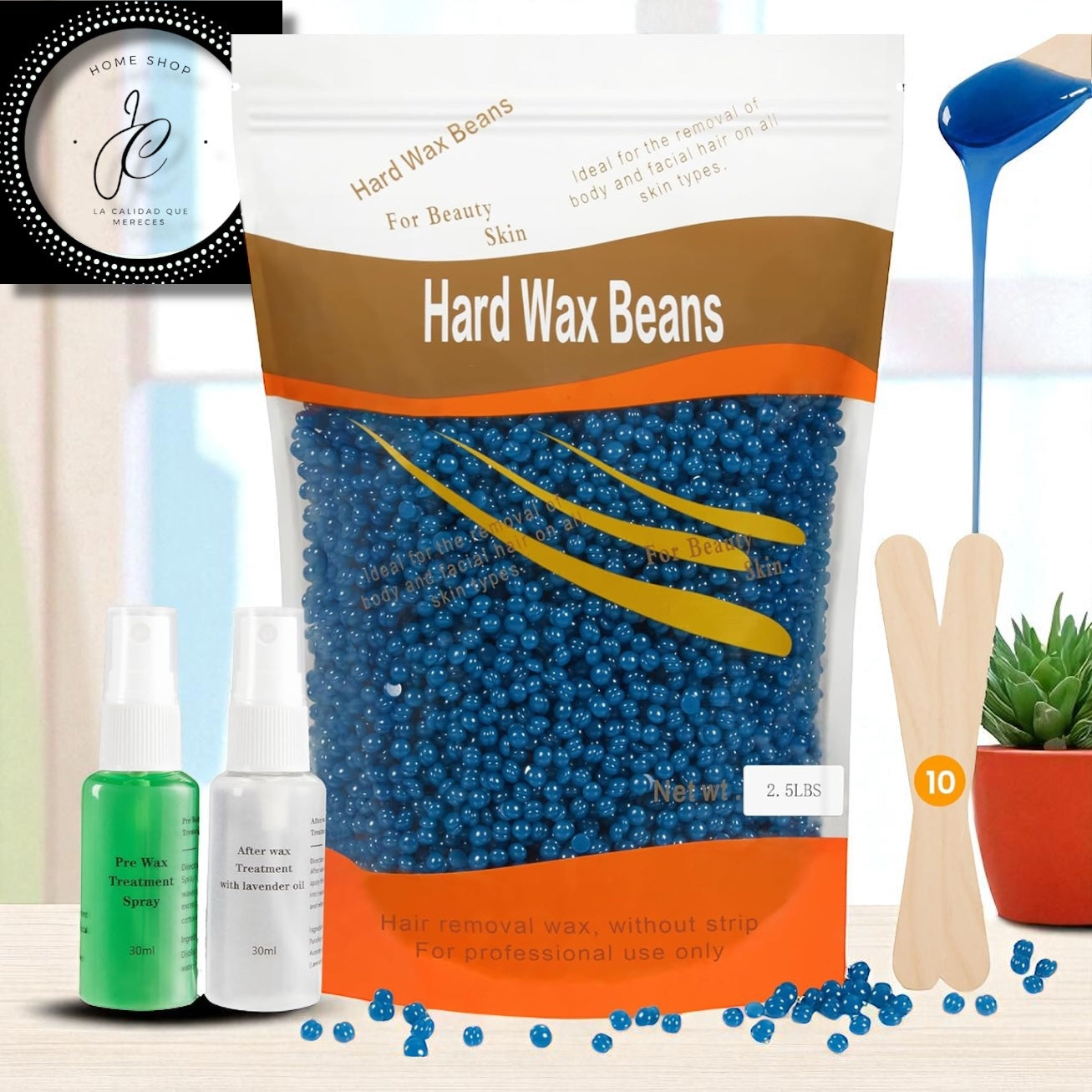 CERA GRANULADA HARD WAX 100 GRAMOS BOLITAS UNIDAD