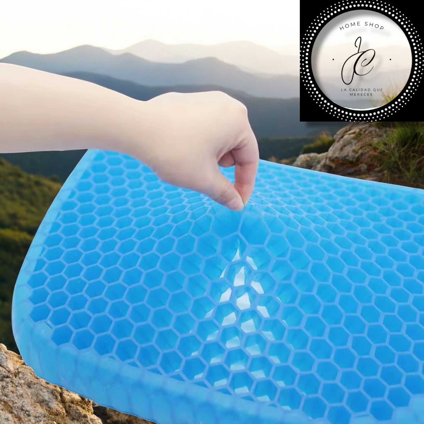 COJIN AZUL EN GEL
