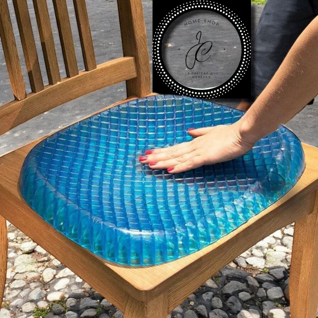 COJIN AZUL EN GEL