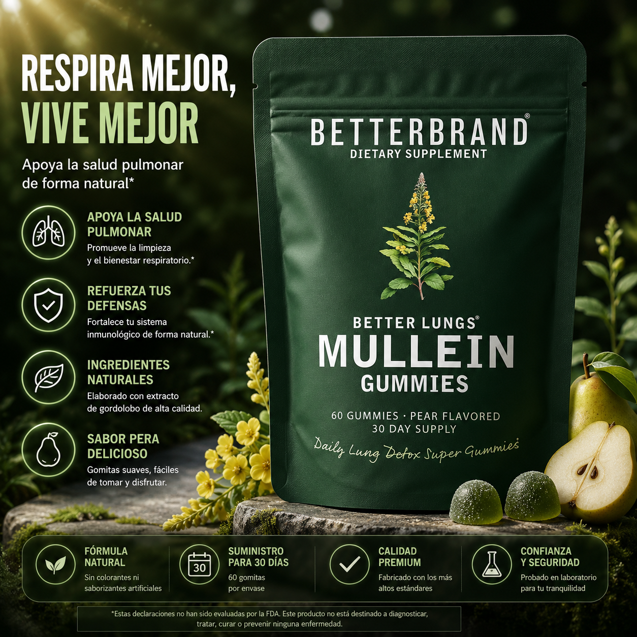 GOMITAS DE GORDOLOBO (MULLIEN) - LIMPIA TUS PULMONES