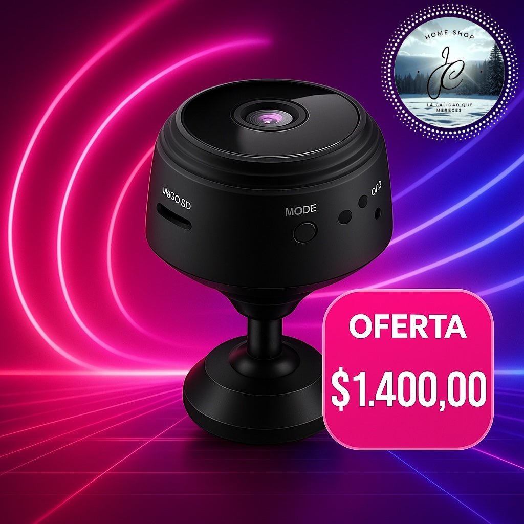 MINI CAMARA A9 1080P INALÁMBRICA WIFI SMART HOME VIGILANCIA