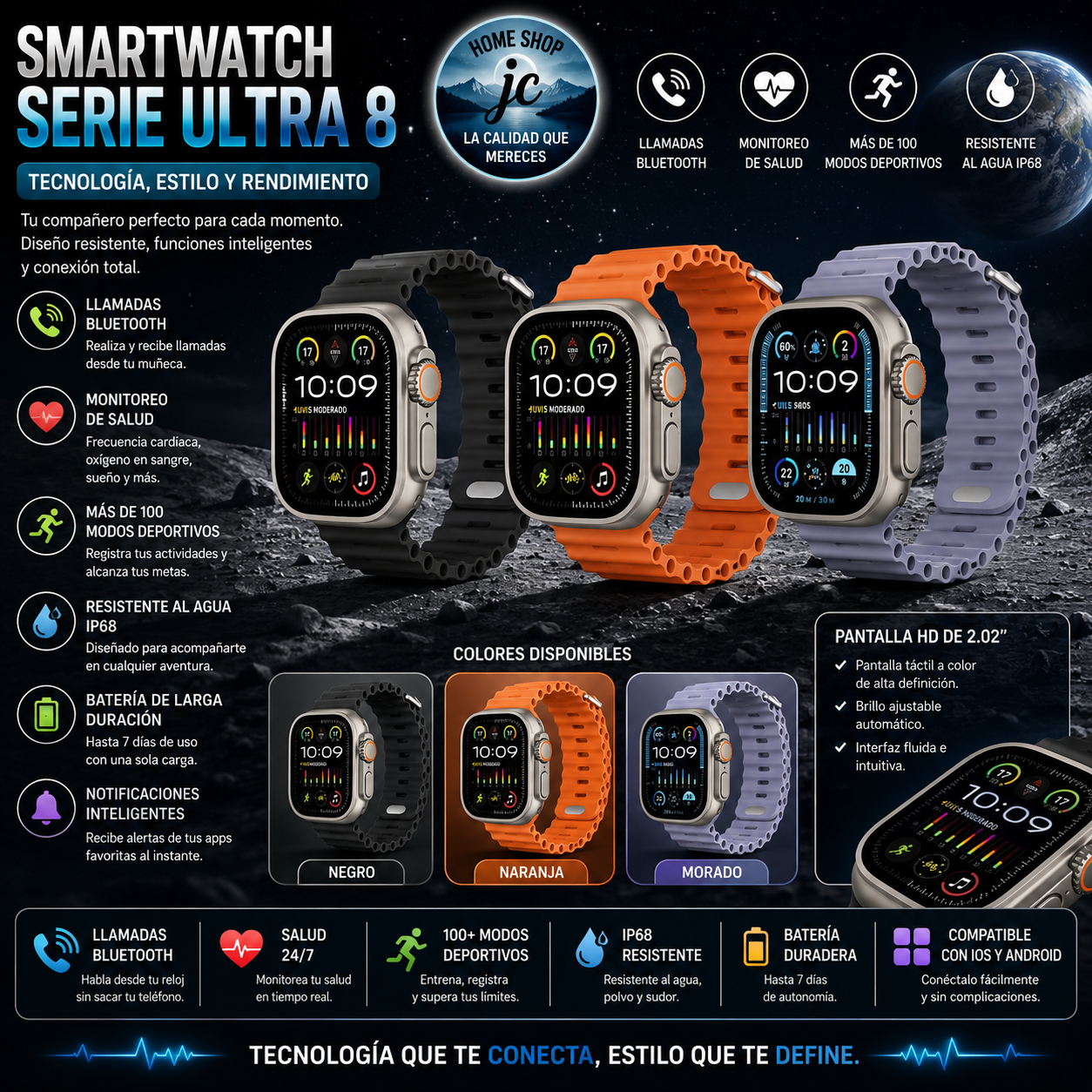 RELOJ GS ULTRA 8