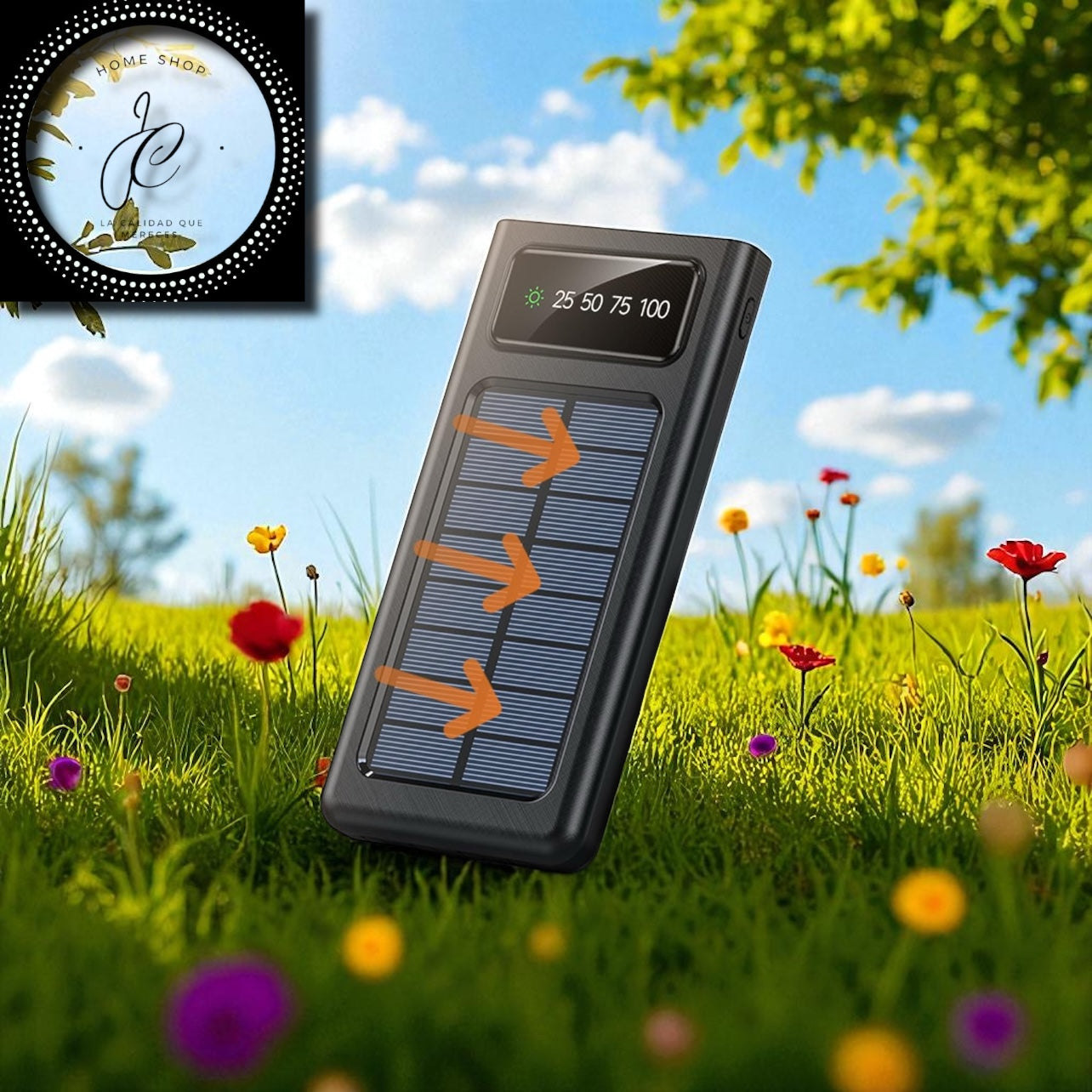 POWER BANK CON CARGA SOLAR 20.000 MAH