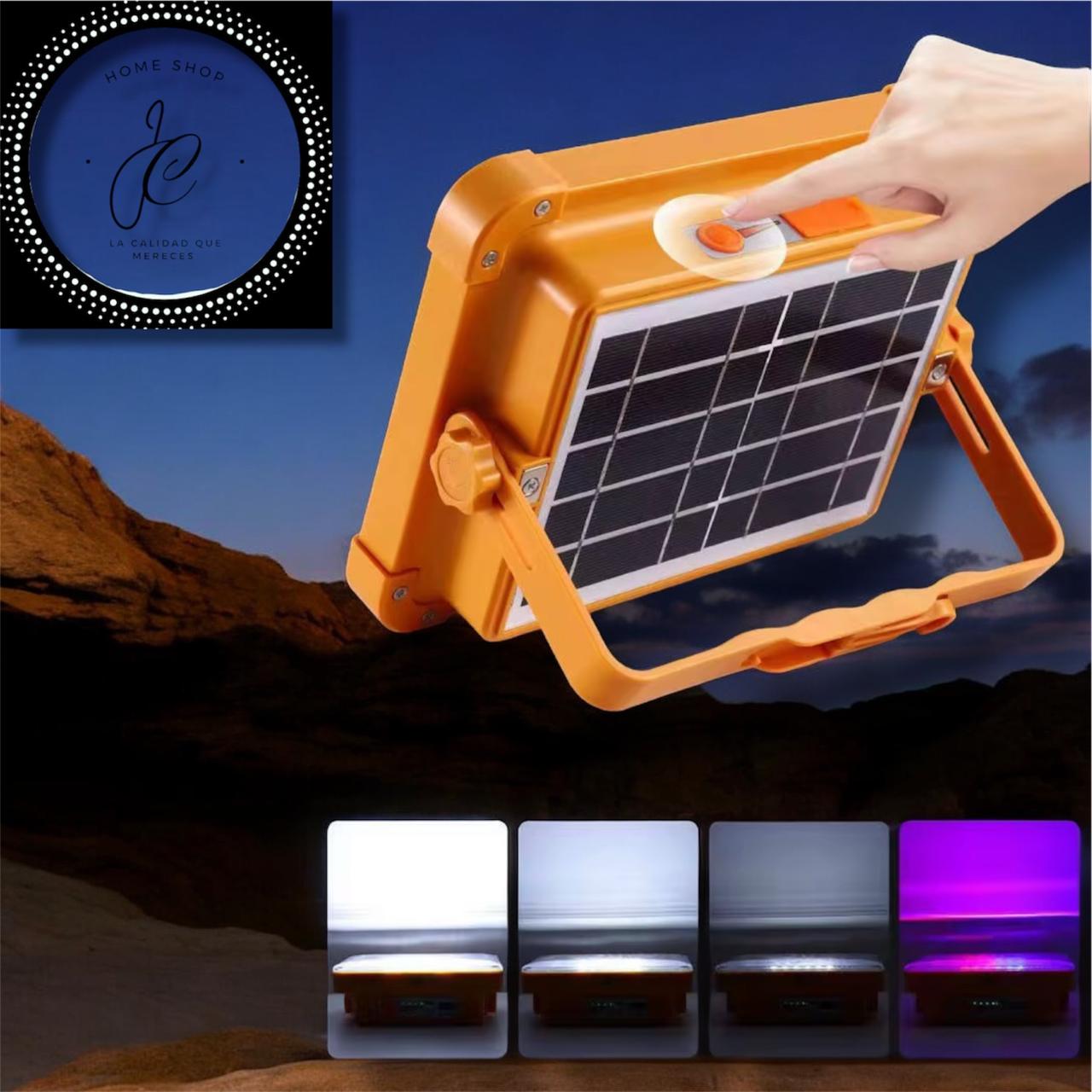 LÁMPARA SOLAR DE PROYECCIÓN EXTERIOR PORTÁTIL MÓVIL PORTÁTIL