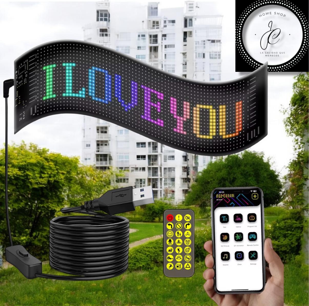 LETRERO LED 20X64