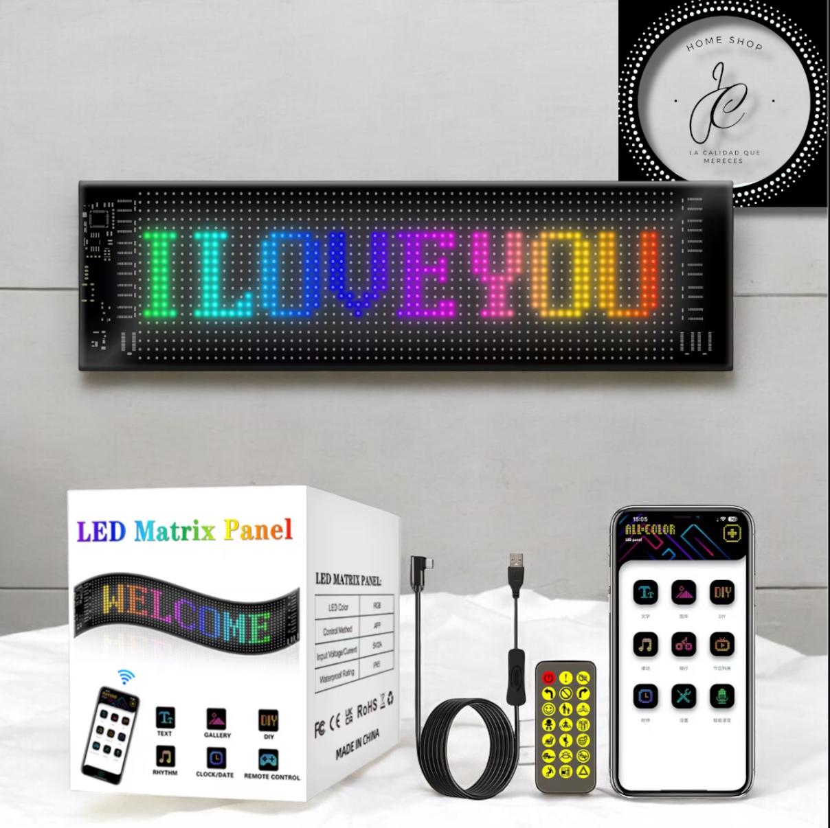 LETRERO LED 20X64