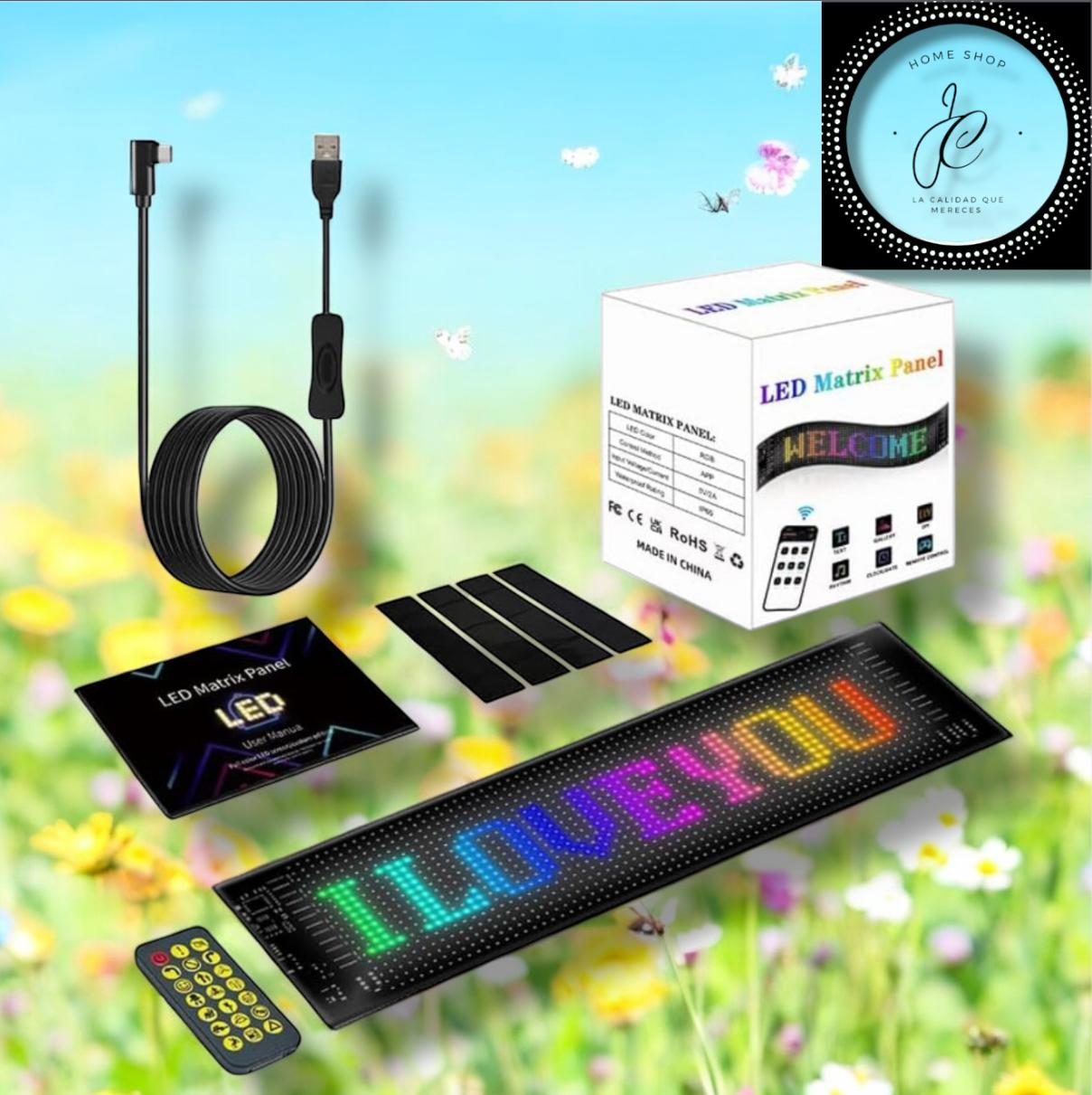 LETRERO LED 20X64