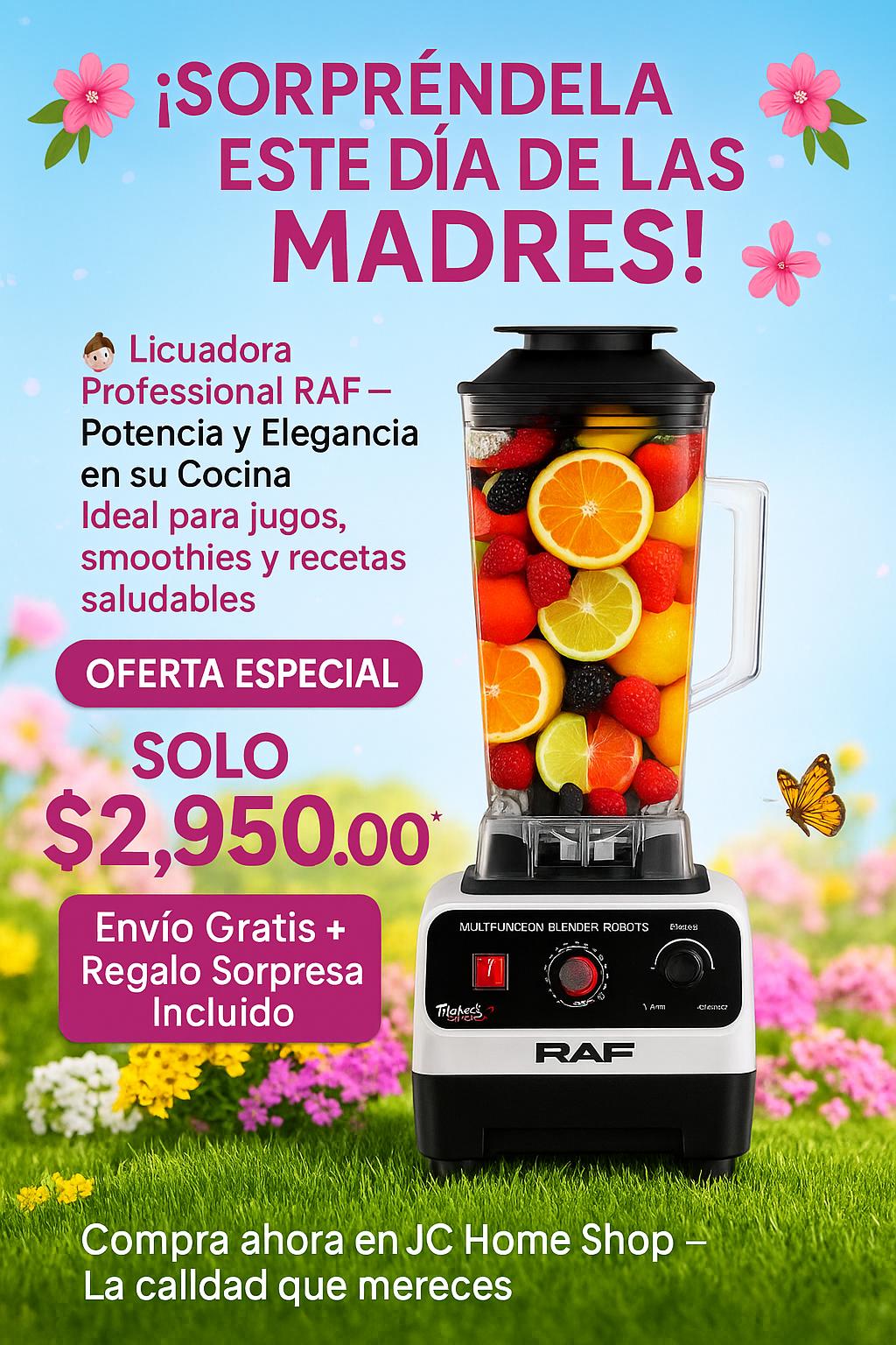 LICUADORA MULTIFUNCIONAL PROFESIONAL RAF