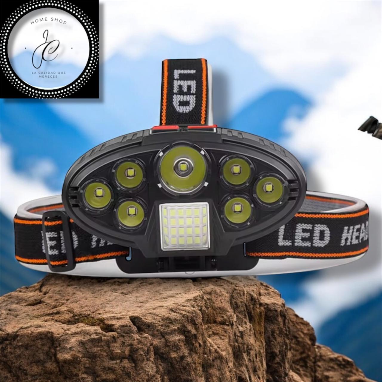LINTERNA LED DE CABEZA RECARGABLE