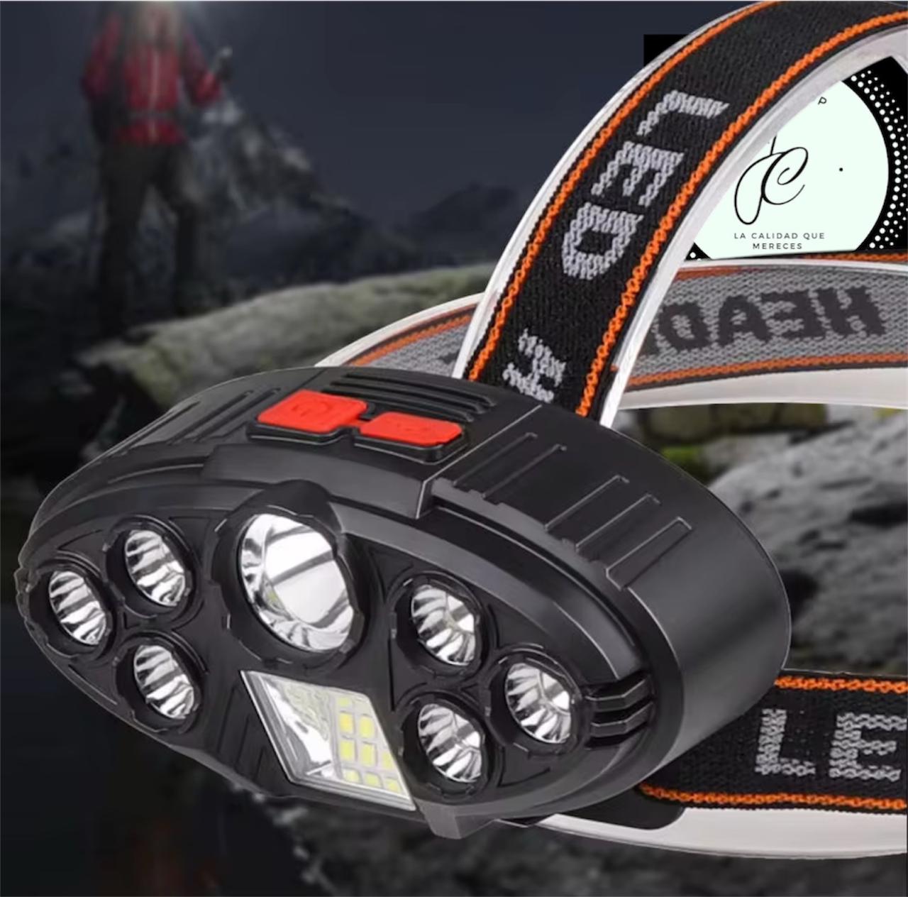 LINTERNA LED DE CABEZA RECARGABLE