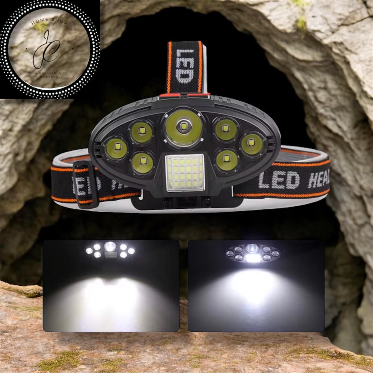 LINTERNA LED DE CABEZA RECARGABLE