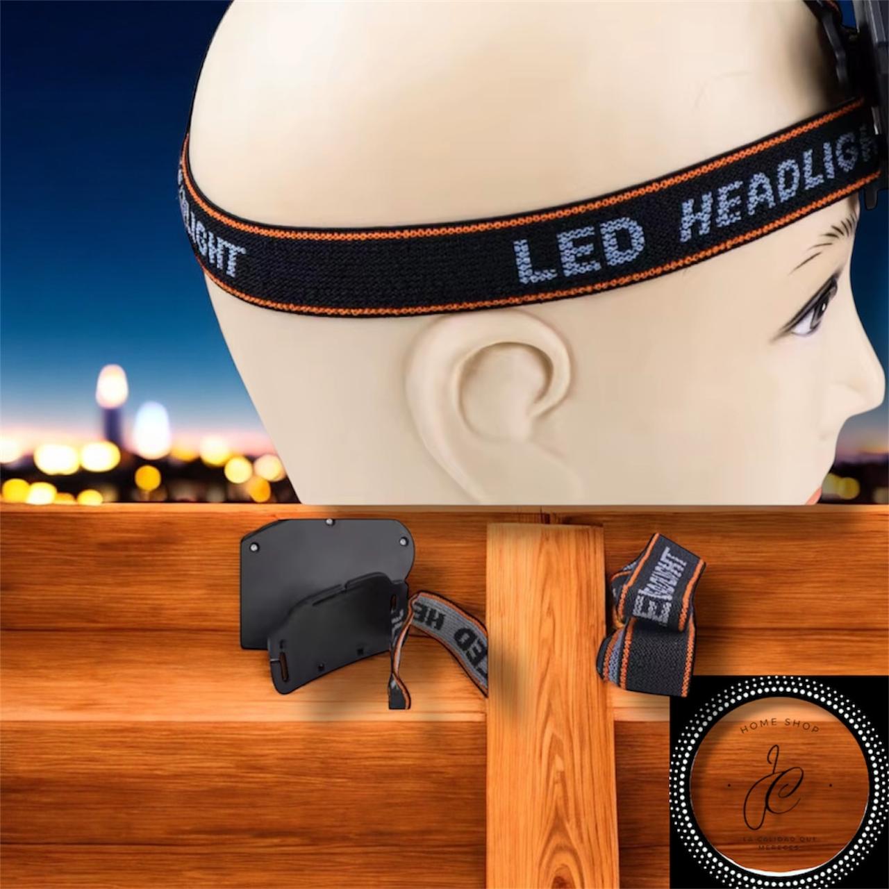 LINTERNA LED DE CABEZA RECARGABLE