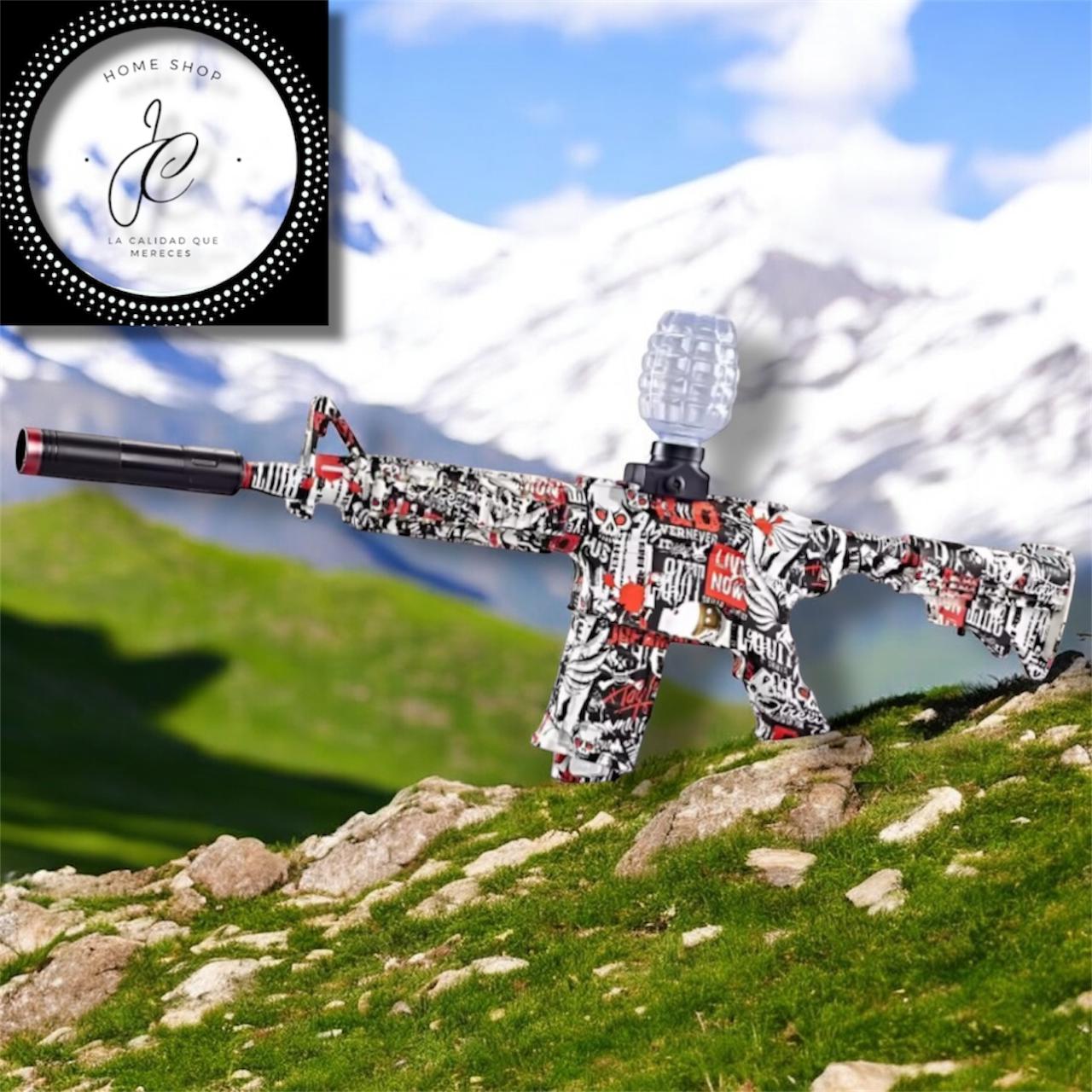 PISTOLA M4 VIPER DE HIDROGEL AUTOMATICA Y RECARGABLE