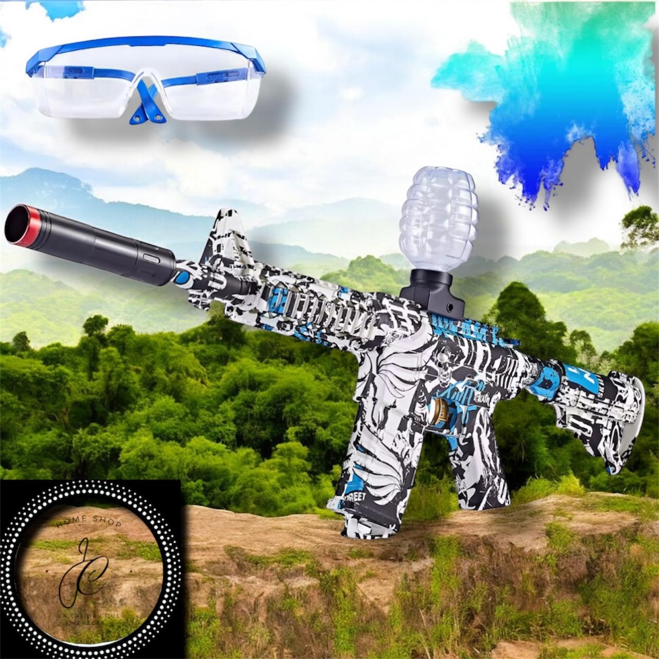 PISTOLA M4 VIPER DE HIDROGEL AUTOMATICA Y RECARGABLE