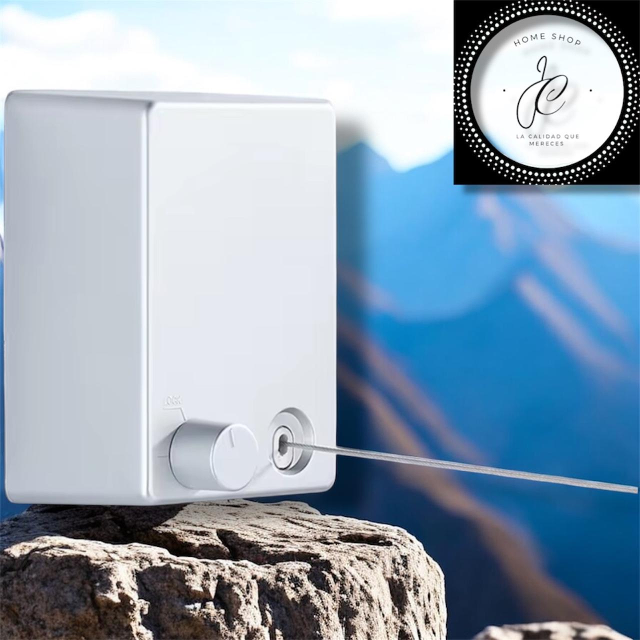 SOGA PARA COLGAR LA ROPA CON SOPORTE DE PARED REGULABLE