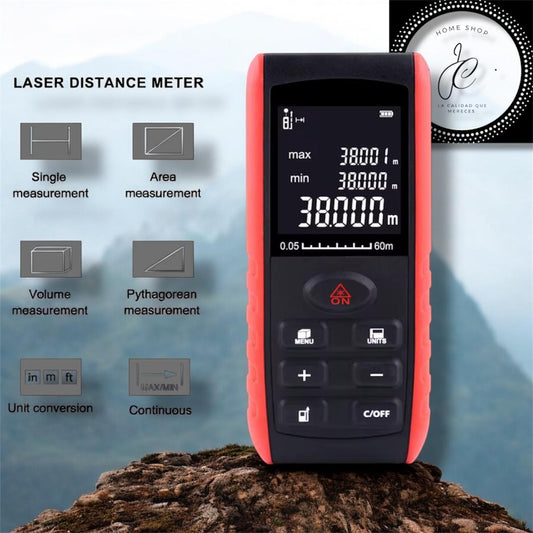 TELEMETRO LASER DE CONSTRUCCIÓN 60M