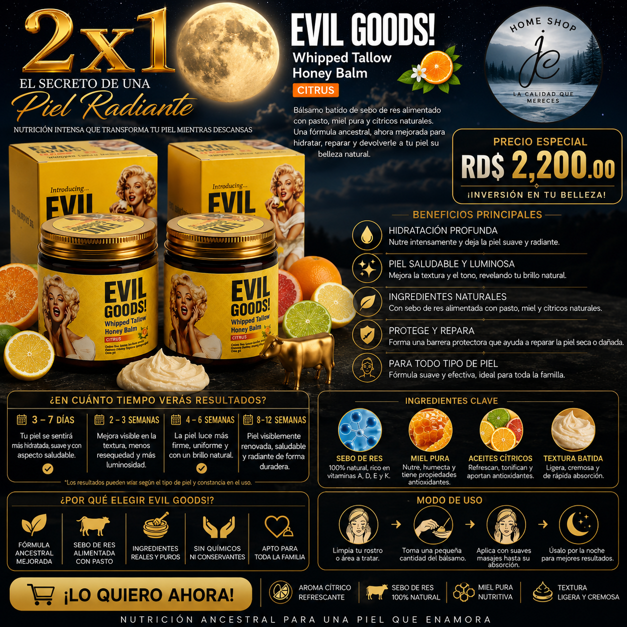 2X1 EVIL GOODS CITRUS 🍊ORIGINAL