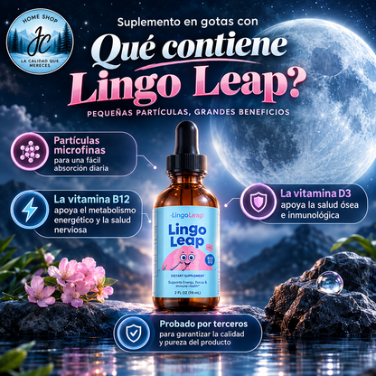 LINGOLEAP SOPORTE PARA LA SALUD COGNITIVA EN NIÑOS (30 ML)