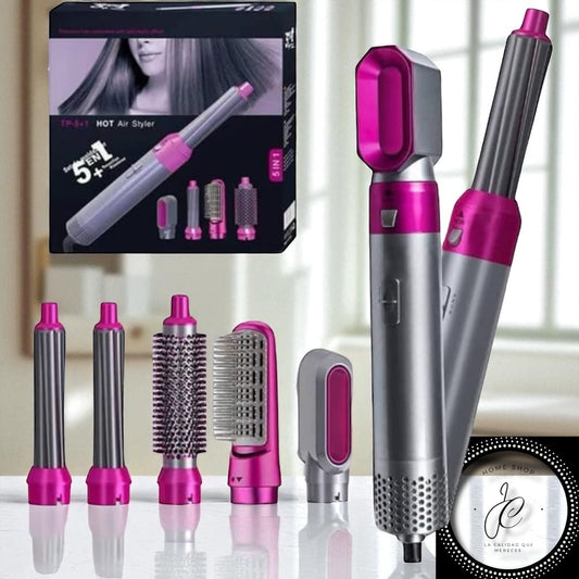 CEPILLO PARA EL CABELLO 5 EN 1, SECADOR Y VOLUMINIZADOR