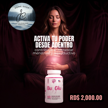 🌸BU-GLU REFUERZA BUSTO Y GLÚTEO X 60 CÁPSULAS🌸