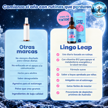 LINGOLEAP SOPORTE PARA LA SALUD COGNITIVA EN NIÑOS (30 ML)