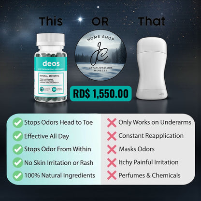 DESODORANTE CORPORAL EN CÁPSULAS DEOS